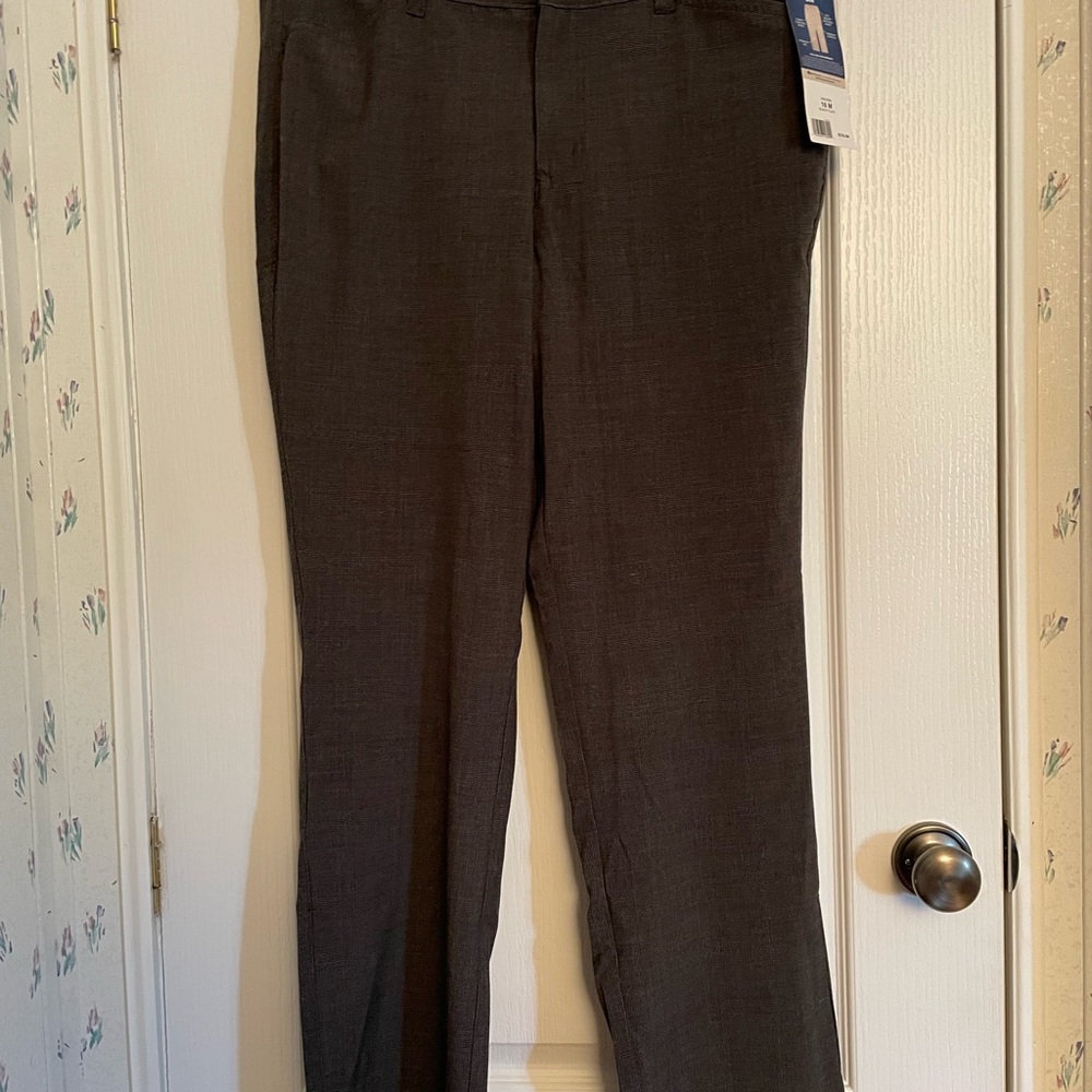 Riders by Lee Women's Straight Leg Pants - herringbone, slimming